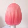 Parrucca Cosplay Anya Forger di Spy x Family, Parrucca Corta Rosa Bob in Fibra ad Alta Temperatura
