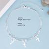 Buyee 925 Silver Simple Anklet Chain for Women Fashion Fine Jewelry Foot Legs Anklets