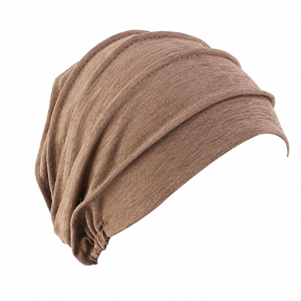New Thickened Stretch Cotton Pullover Cap, Chemotherapy Cap, Louver Hat TJM-Elegant