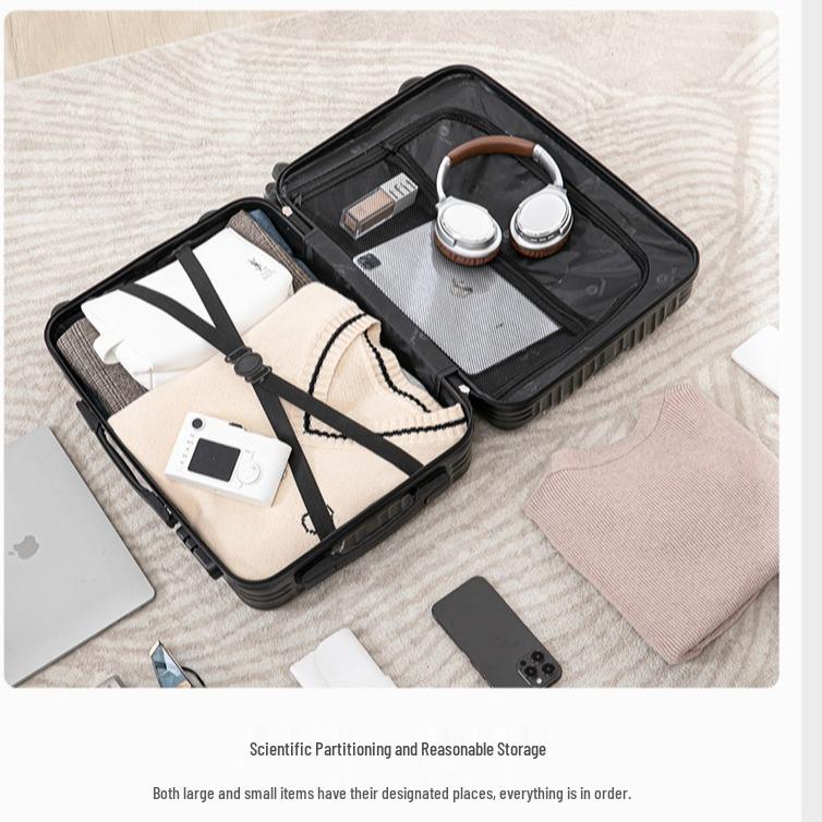 Large 20" & 24" Travel Suitcase with Universal Wheels, Drop-Resistant, Wear-Resistant, Cabin Size, Combo Lock for Women.