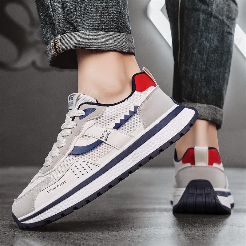 Fashion 2025 New Summer Men's Mesh Breathable Casual Sports Shoes Outdoor Walking Fashion Trend Comfortable Thick Soled Chunky sneakers