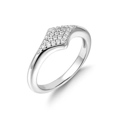 ANIA HAIE Pave Funkel 925 Silberring R061-05H