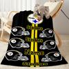 Pittsburgh Steelers Gear Blanket Soft Warm Cozy Perfect for Couch Office Chair Office Four Seasons Universal Digital Print