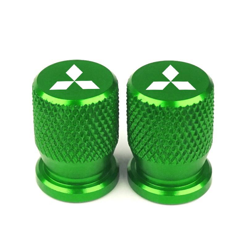 4PCS CNC Aluminum Tyre Valve Air Port Cover Cap Car Accessories For Mitsubishi Asx Lancer Outlander Pajero Ralliart