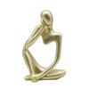 Nordic Home Decoration Abstract Thinker Statue Miniature Resin Sculpture Figurines Home Desktop Decoration Sculpture Ornaments