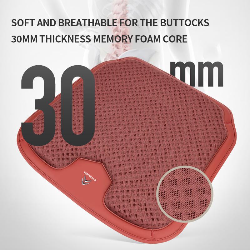 Car Seat Cushion Thicken Breathable Ice Silk Protector Pad For Citroen C4 C3 C5 C1 C2 C6 VTS C4L DS3 DS4 DS5 Grand Berlingo
