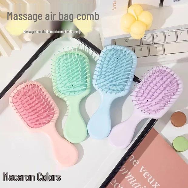 Mini Comb 0.01: Portable Air Cushion Massage Comb for Women - Scalp Cleaning & Styling