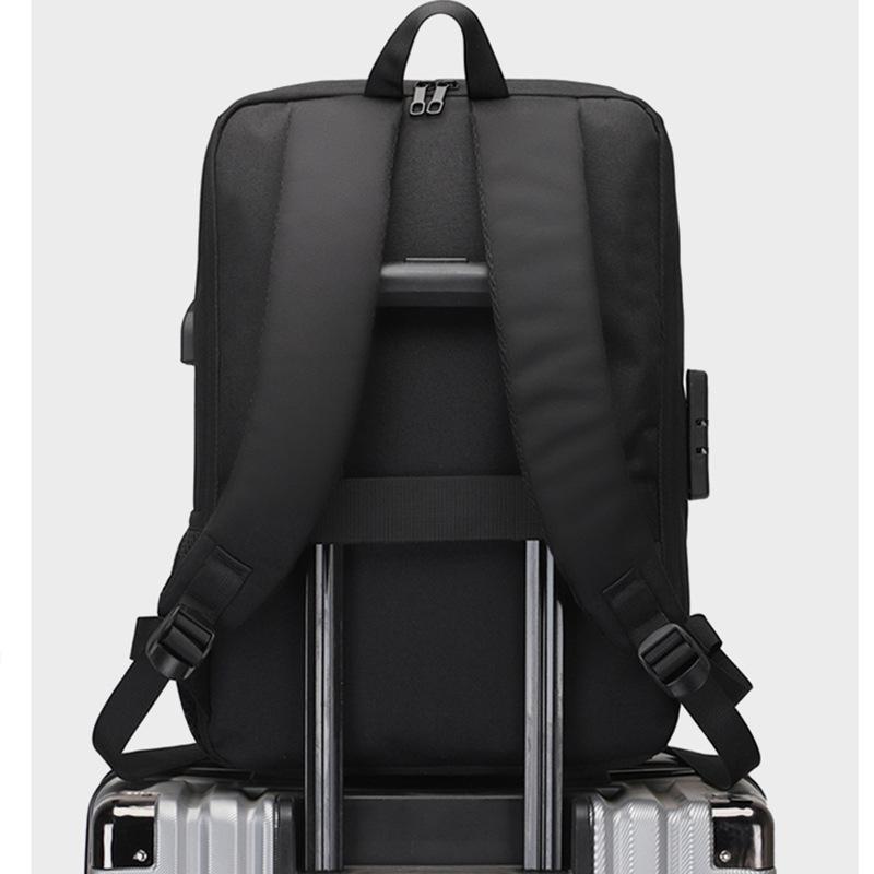 Backpack Backpack Business Leisure Large Capacity Computer Backpack Travel Bag USB Charging Business Commuter
