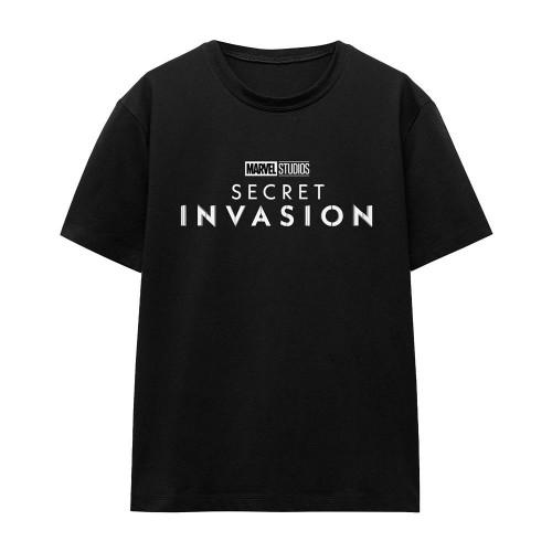 Marvel Unisex Adult Secret Invasion Logo T-Shirt