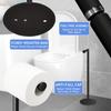 Toilet Paper Holder with Weighted Base Stainless Steel Toilet Paper Holder Free Standing Paper Storage Organizer for Bathroom