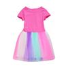 Children Princess Dress Summer Anime Cartoon Kids Girls Lace Mesh Skirt Baby Birthday Party Dresses Gifts