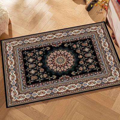 A Retro European Style Carpet Living Room Entrance Non Slip Easy To Clean Luxury Decorative Carpet Home Decoration