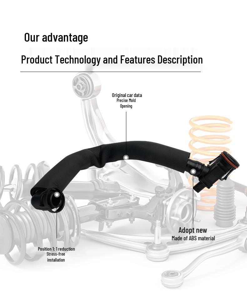 Compatible Crankcase Ventilation Hose for 17-18 BMW 3 Series F35 Exhaust 11158612787