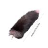 Foxes Furs Tail Pendant Keychain Fashion Tassels Keyring Bag Charm Keys Holder