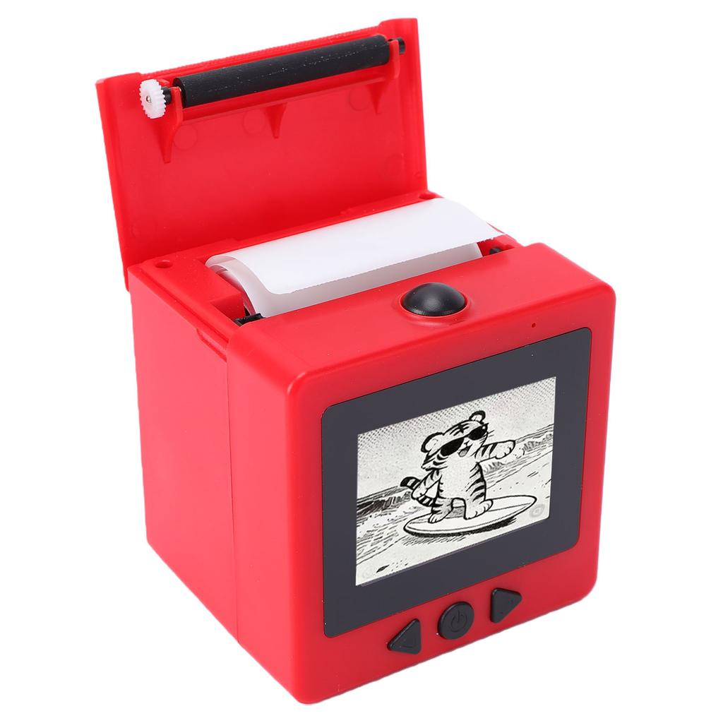 Smart AI Voice Sticker Printer Box Mini Thermal Sticker Maker with Display Inkless Portable for Home Study DIY Projects
