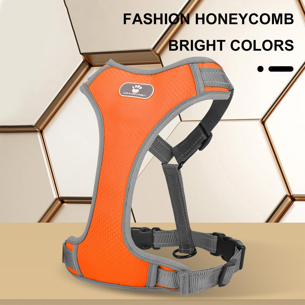 Anti-Zug Hundegeschirr Reflektierendes Licht Atmungsaktives Oxford Mesh-Gewebe Hundegeschirr für Kleine Mittelgroße Haustierhunde Zubehör