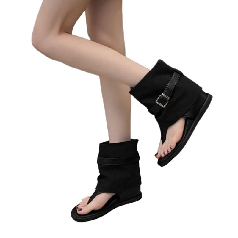 Fashion 2025 Brand Ladies Shoes Belt Buckle Women's Sandals Fashion Pinch Toe Dress Summer Light Hot Best Seller Quality Sandals Boots