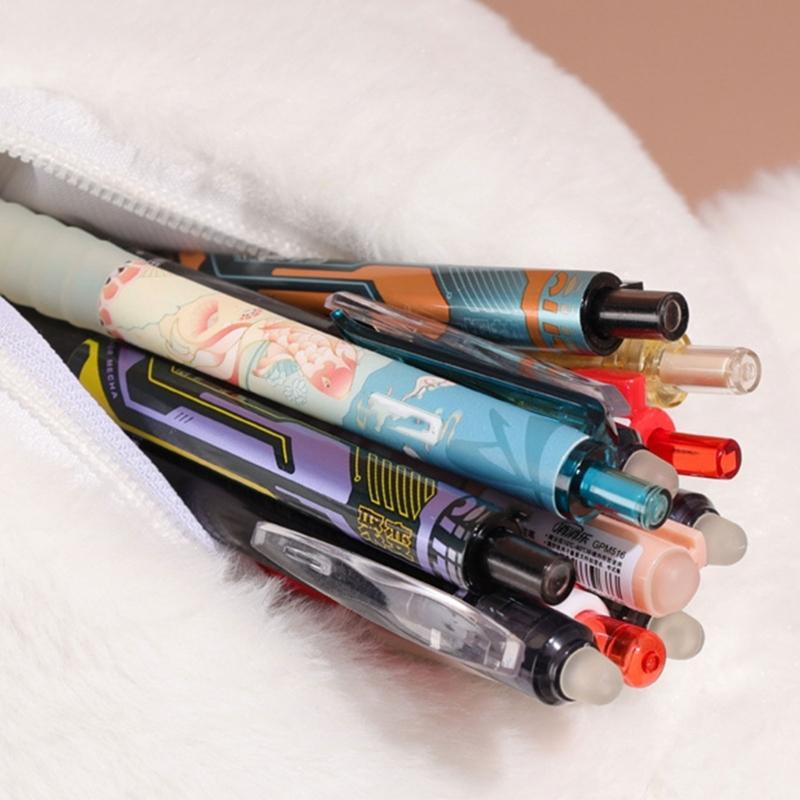 Bello Astuccio Animali Astuccio Peluche Astuccio per Penne Borsa per Penne Tasca per Penne Astuccio a Forma di Oche Cartone Animato per Bambini Ragazze