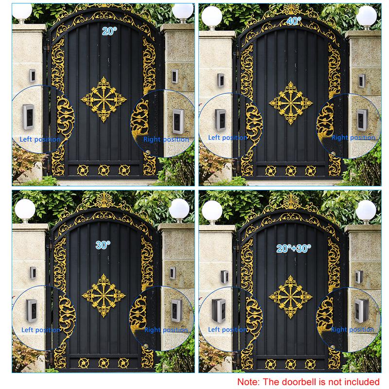 Soporte de Ángulo Ajustable Soporte para Timbre para Ring Video Doorbell Pro Más Opciones de Ángulo para Videotimbre