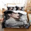 Korean Singer IU Bedding Set, Duvet Cover & 2 Pillowcases, Popular Music Star Design Comfortable Home Bedding Supplies