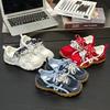 9 Women's Shoes Summer New Lightweight Soft-soled Mesh Shoes Double Shoelaces Sports Shoes Casual Trend