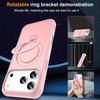 For iPhone 17 Pro Max Case Compatible with MagSafe Ring Holder Kickstand TPU + PC Phone Cover