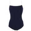 Solid Color One-Piece Swimsuit Women With Removable Pads Backless Triangle Design 2026
