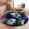 Custom Name Joker Printed Round Rug Carpet Chair Rug Area Rug Entryway Doormats,for Office Chair Living Room Bedroom Kitchen Room.