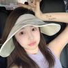 Women's Summer Sun Hat UV Protection Beach Visor Cap Hollow Top Foldable Outdoor Wide Brim Hat