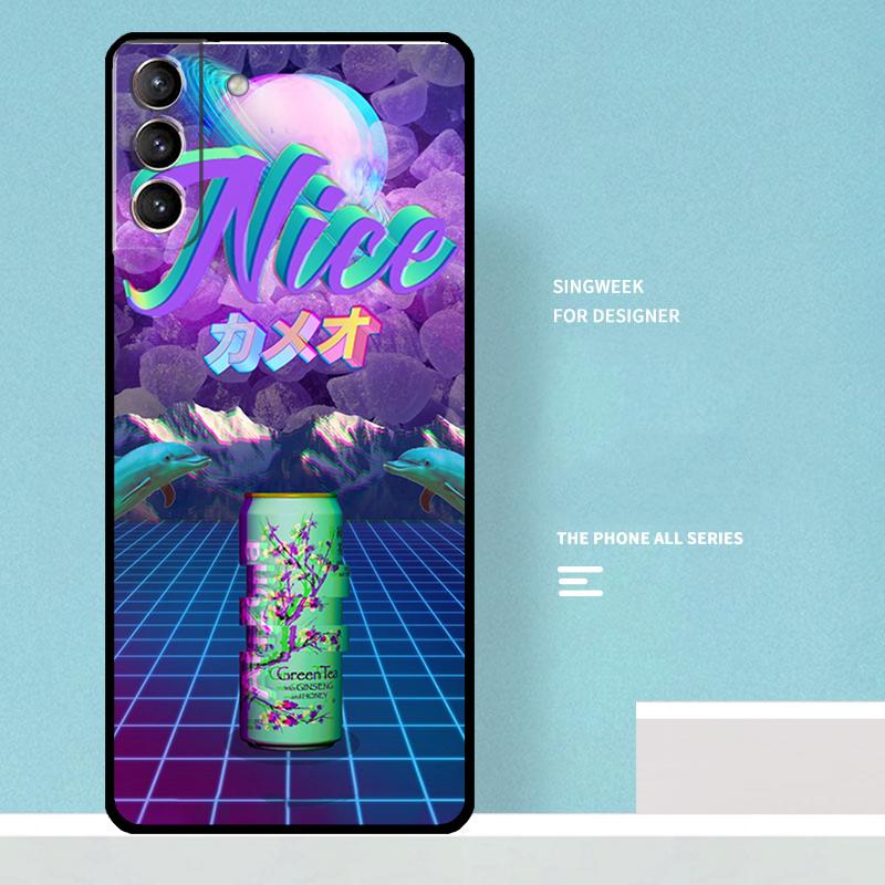 Vaporwave Art Case For Samsung Galaxy S25 Ultra S21 S22 S23 S24 Ultra S9 S10 S20 Plus S25 FE Phone Cover