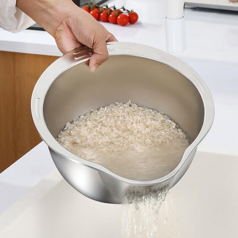 Si Gang Multi-functional Stainless Steel Draining Basin