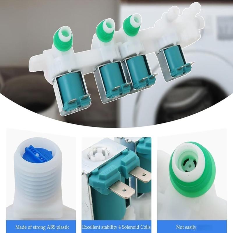 Water Inlet Valves Replacement Suitable for Washing Machine Providing Stable Water Level and Improved Cleaning Efficiency