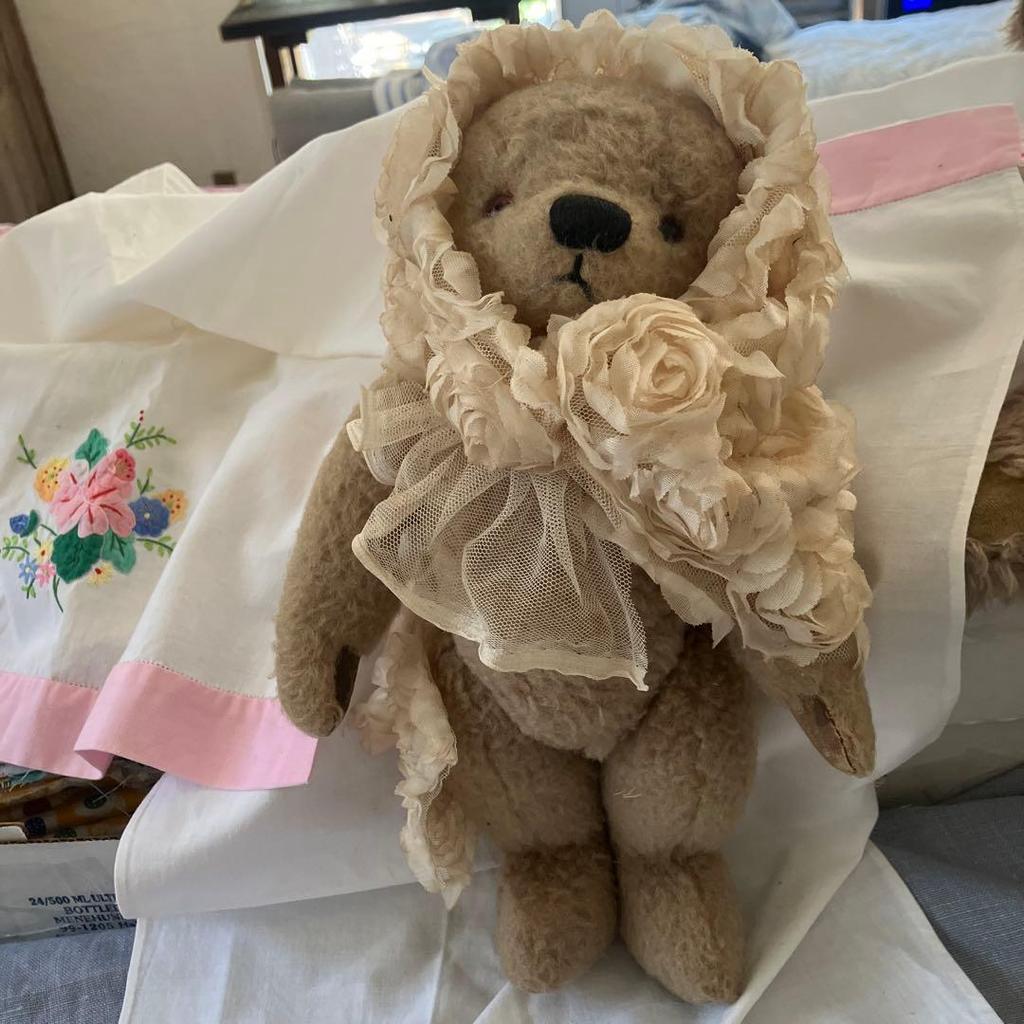 [USED] Chad Valley Teddy Bear, Discounted, British Antique, 1950-60, Approximately 30cm