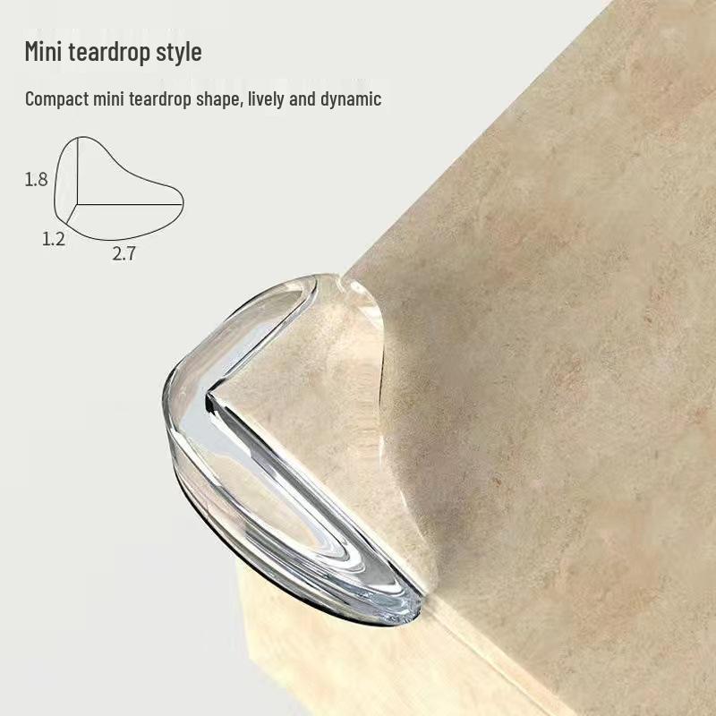 Teardrop Transparent Table Corner Protector for Child Safety