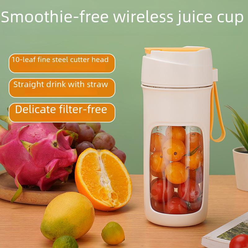 

Портативная мини-соковыжималка с USB-портом Portable juicer [3.7V-6 blades] white and pink. Please bid for more than 300 units розовый/белый