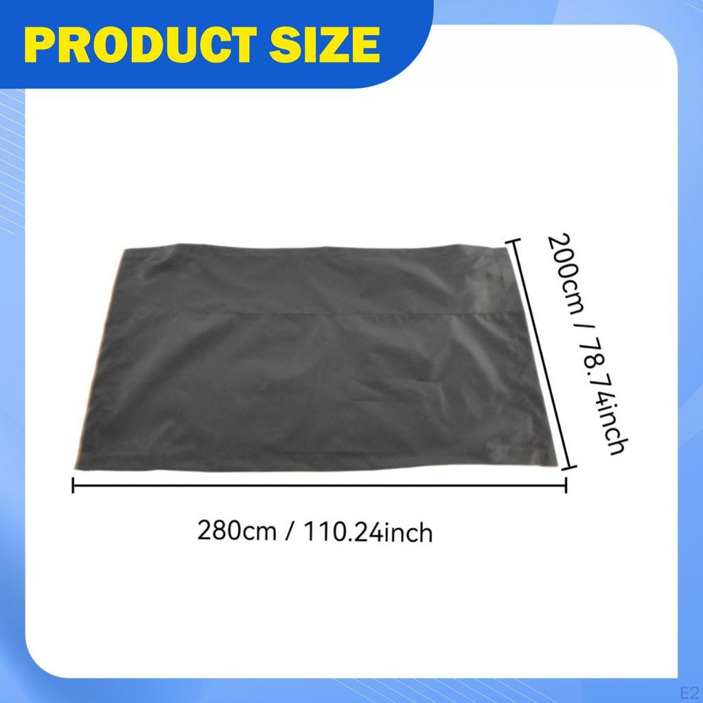Drum Set Dust Cover Sun Protection Musical Instrument Accessory Water Resistant Dustproof