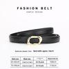 Genuine Leather Women's Fashion Belt - Versatile Waistband for Casual or Commuting Styles