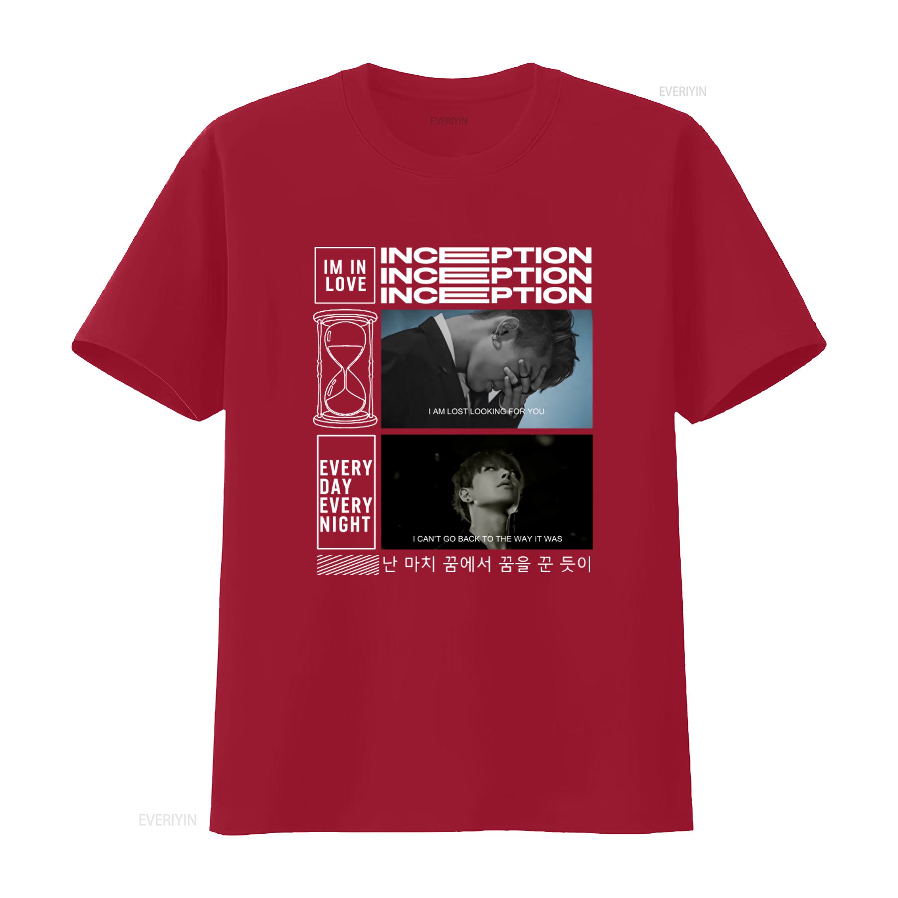 

Ateez Inception Kpop Футболка 7TMA Стильный Дизайн с Песочными Часами и Эмоциональными Цитатами на Каждый День Ночь винтажная Стирка S