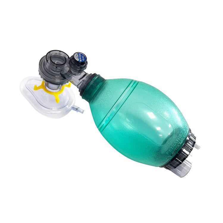 Grüner PVC Beatmungsbeutel