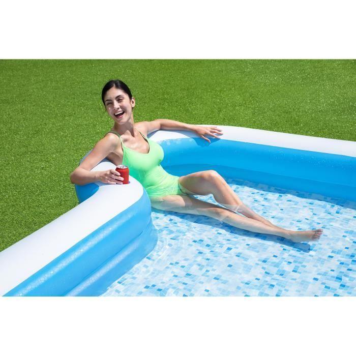 Piscine Gonflable - Bestway - 305x274x46 Cm - Vinyle - 2 Porte-gobelets - 1.207 L
