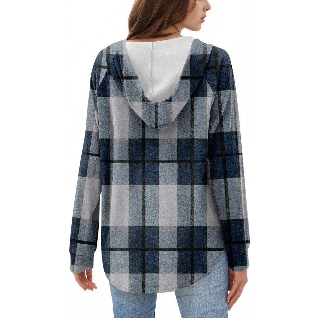 Women's Fashion Women's Lightweight Long Sleeve Pullover With Pockets Preppy Graphic Hoodie