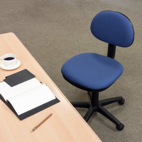 Nakabayashi Office Chair Desk Chair No Tools Required Easy Assembly Blue Z0612