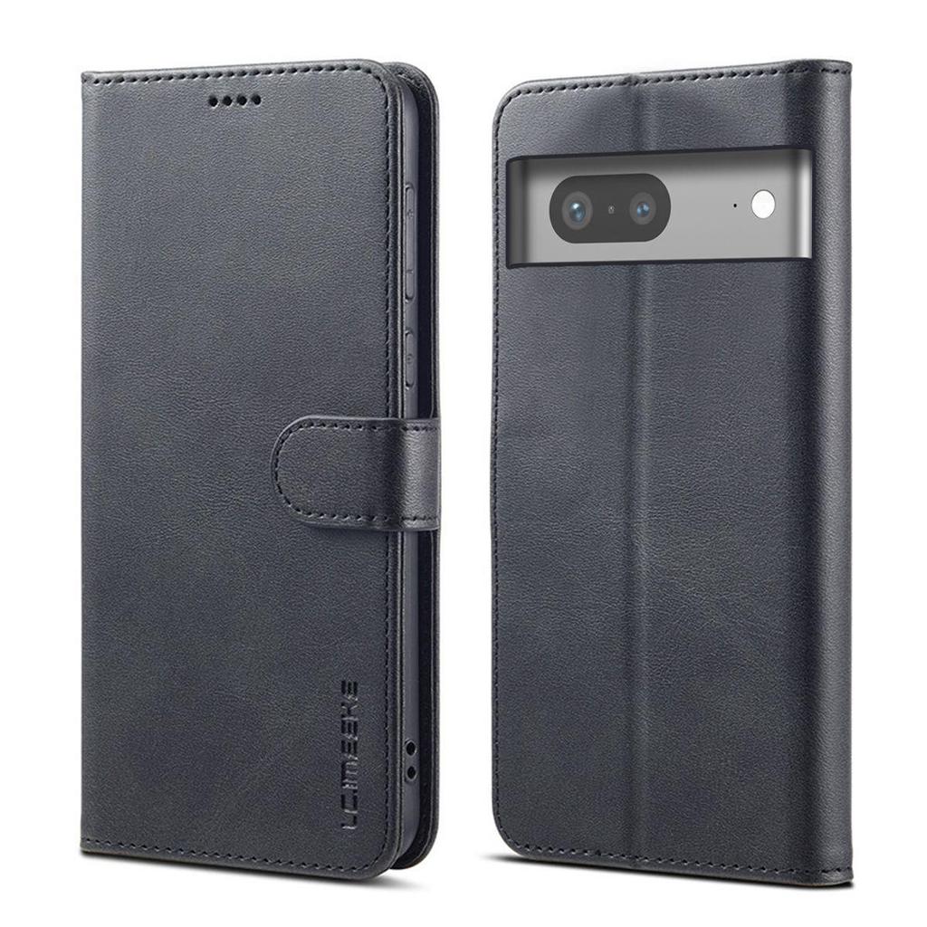 PU Leather Flip Wallet Phone Case for Google Pixel 7 Shockproof TPU Inner Cover