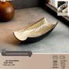 Ru Han Creative Ceramic Boat Fish Plate