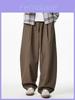 Creative Style Mens Casual Pants With Polyester Fabric For Spring Autumn Wear