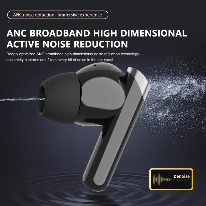 Căști Wireless Originale Lenovo TA240 Căști Bluetooth ANC Anulare Zgomot Muzică Apel Căști Baterie Lungă Durată Set Căști Sport Cu Microfon