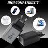 150W USB Type C Super Fast Charging Phone Charger QC3.0+PD EU Charger Charger Adapter for Iphone 17 16 15 Samsung Huawei Xiaomi