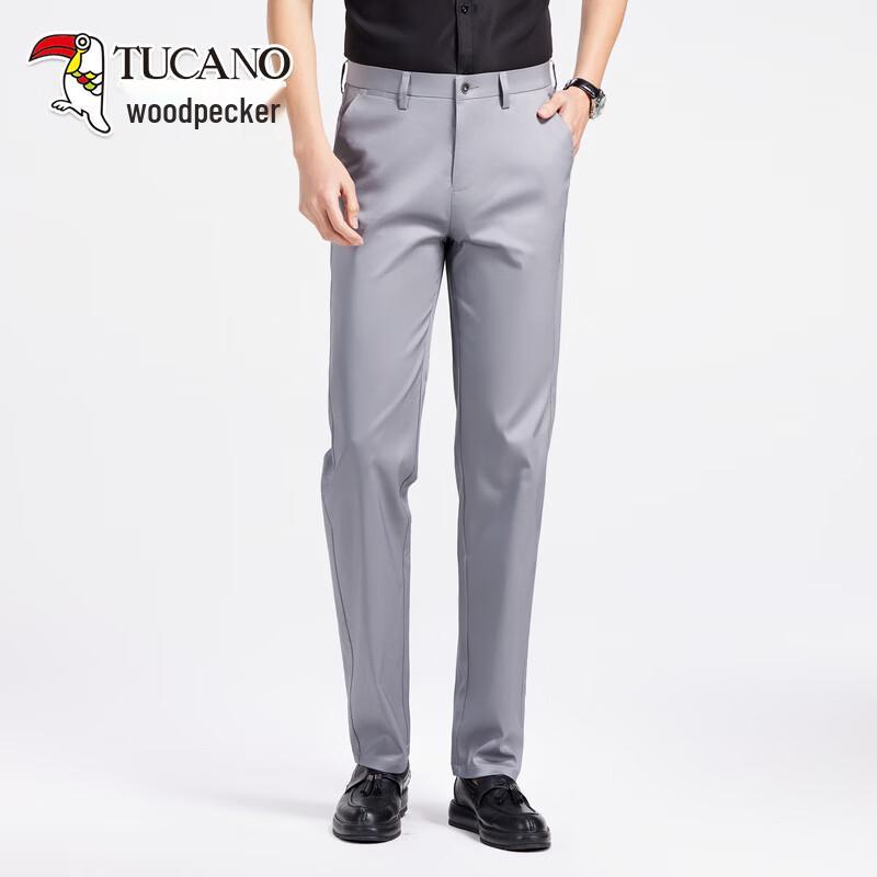 TUCANO Men's Straight Leg Business Casual Trousers