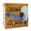 Maxar Electric LED Light Bulbs, 2-Pack, 40W Equivalent, Warm White, E26 Base, 60mm Diameter, Standard Bulb Type