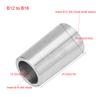 B12 to B16 Stainless Steel Conversion Sleeve Drill Chuck Conversion Barrel